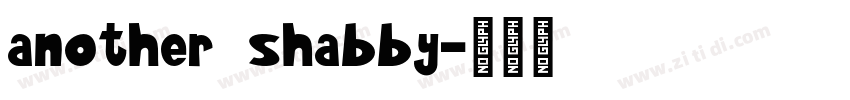 another shabby字体转换 another shabby字体转换
